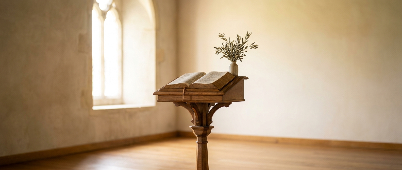 Chapel Hill | Local Church & Faith Community Template hero image — A warm local church and faith community website template — service times, beliefs, pastor + ministry team, ministries grid, first-time visitor info, sermon archive, prayer request form.