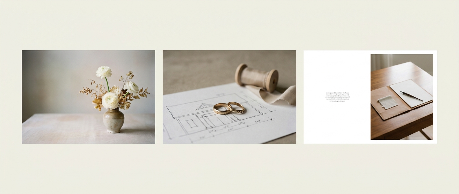 Maison Lumière | Wedding Planner Agency Template hero image — An editorial, fashion-shoot-inspired website for luxury wedding planners — portfolio of past weddings, packages, intake form, press features.