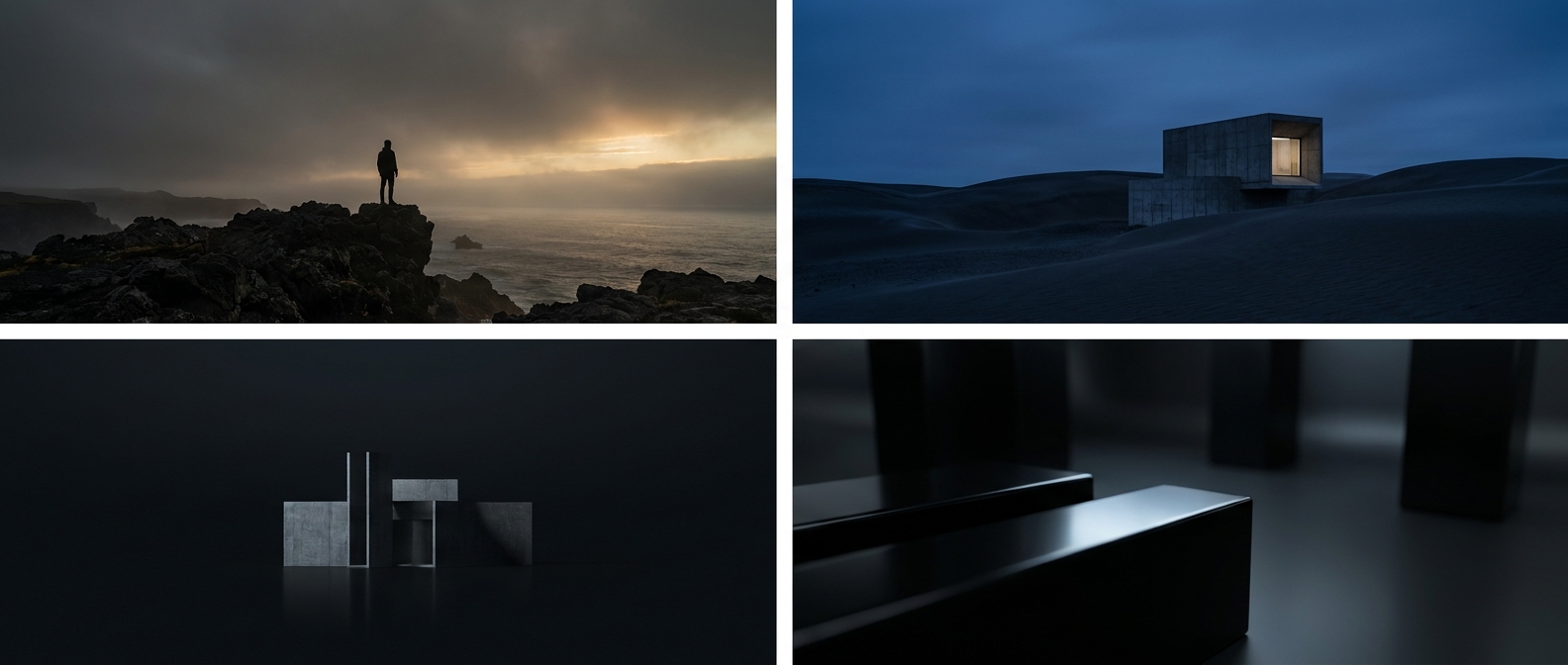 Obsidian | Digital Experience Design Agency Template hero image — A premium dark-mode website for digital experience design agencies — case studies, services, team grid, awards bar, project inquiry form. Editorial-meets-software.